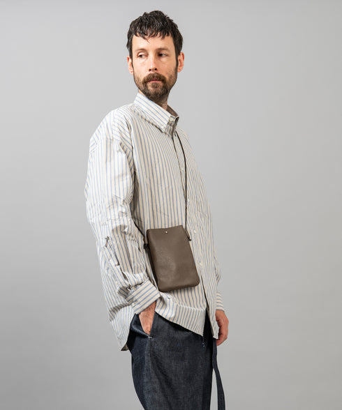 MR.OLIVE E.O.I / MILANO GRAIN LEATHER / SINGLE TINY SACOCHE ミスターオリーブ イーオーアイ/ミラノグレインレザー/シングルティニーサコッシュ